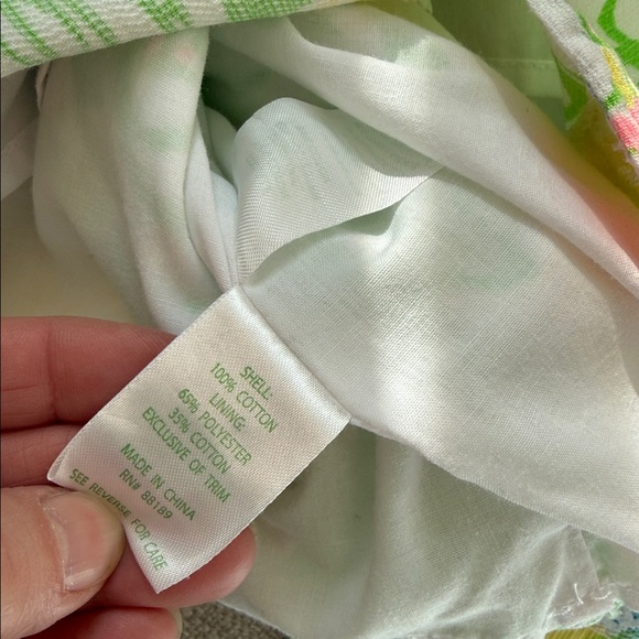 Lilly Pulitzer Girls Hibiscus Stroll Shift dress size 8 kids - Picture 9 of 9